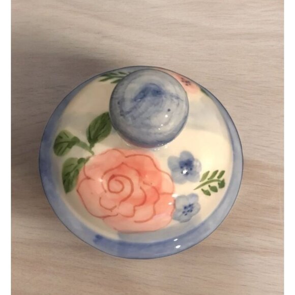 Andrea By Sadek Teapot Pink Yellow Blue Flowers - Picture 5 of 9